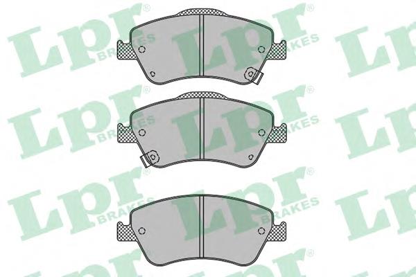 Купити 05P1316 LPR Колодки гальмівні передні, дискові