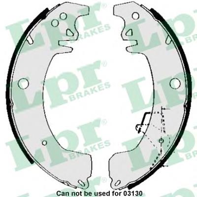 Колодки гальмові задні, барабанні LPR 05090 ціна, від 31.35 USD