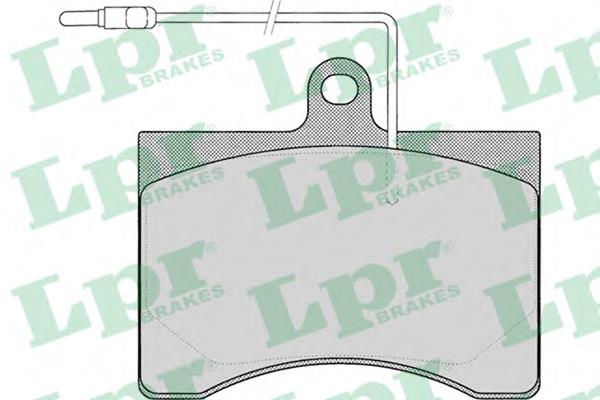 Передні тормозні колодки 05P008 LPR