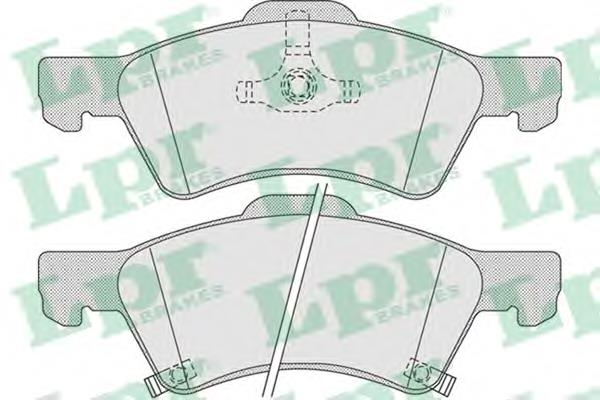 Гальмівні колодки LPR 05P1006 ціна, від 21.54 USD
