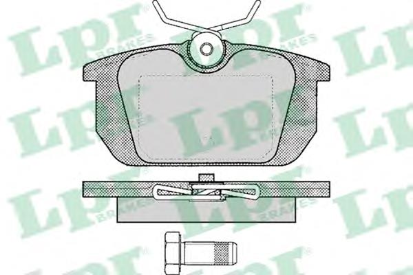 Задні дискові колодки LPR 05P101