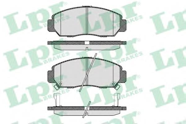 Передні тормозні колодки 05P1071 LPR
