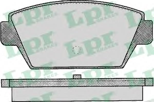 Купити 05P044 LPR Задні колодки