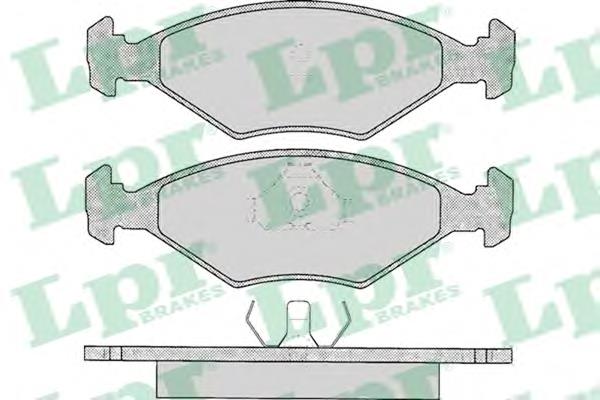 Тормозні колодки LPR 05P016