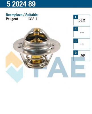 Термостат 5202489 FAE