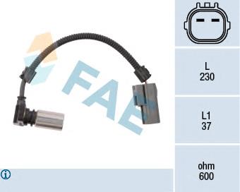 Датчик швидкості FAE 79085 ціна, від 12.06 USD