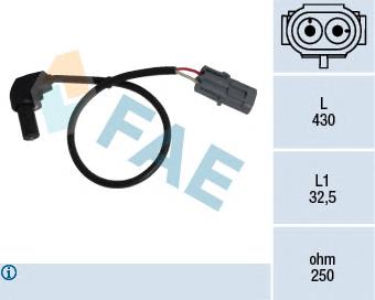 Купити 79184 FAE Датчик положення (оборотів) коленвалу