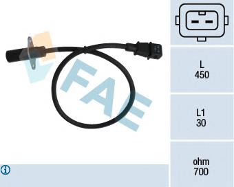 Датчик обертів колінвалу FAE 79001 ціна, від 19.60 USD