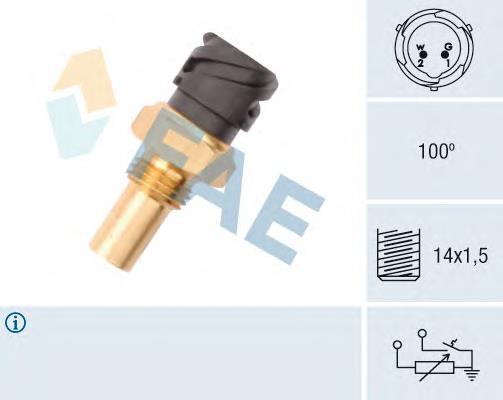 Датчик температури охолоджувальної рідини FAE 34375