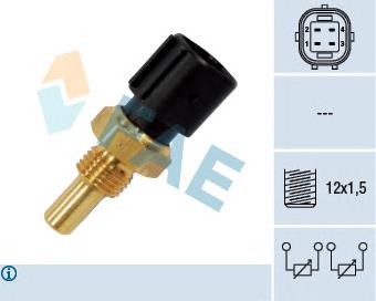 Термодатчик охолоджуючої рідини FAE 33860 ціна, від 9.14 USD