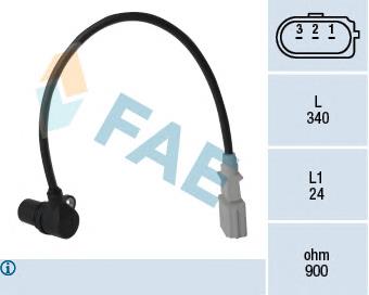 Датчик обертів колінвалу FAE 79198 ціна, від 21.84 USD