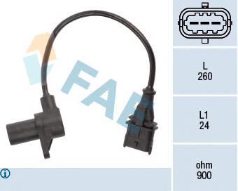 Датчик положення колінвала FAE 79197