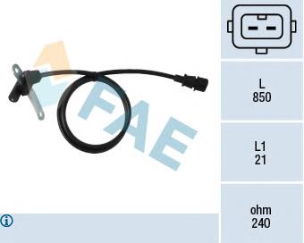 Датчик обертів колінвалу FAE 79019 ціна, від 28.18 USD