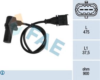 Датчик обертів колінвалу FAE 79060 ціна, від 16.66 USD