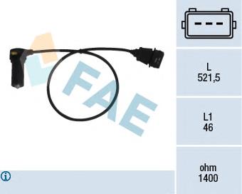 Датчик обертів колінвалу FAE 79066 ціна, від 13.68 USD