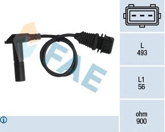 Датчик обертів колінвалу FAE 79208 ціна, від 27.86 USD