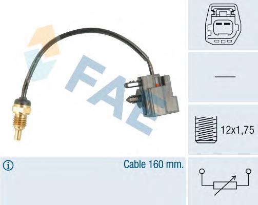 Термодатчик охолоджуючої рідини FAE 32426 ціна, від 11.82 USD
