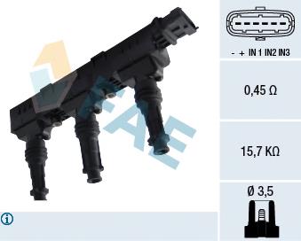 Котушка запалювання 80259 FAE