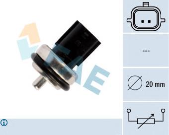33811 FAE Покажчик температури охолоджуючої рідини