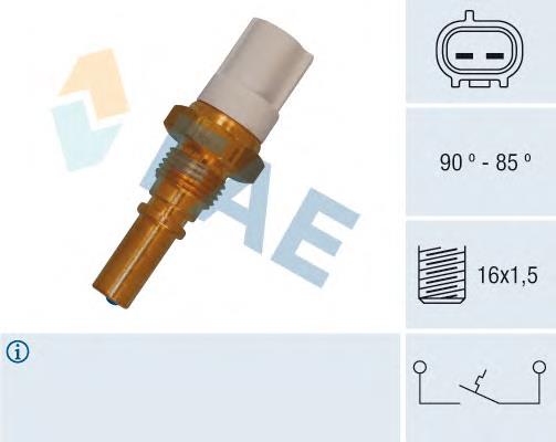 Датчик температури радіатора FAE 36545 ціна, від 14.14 USD
