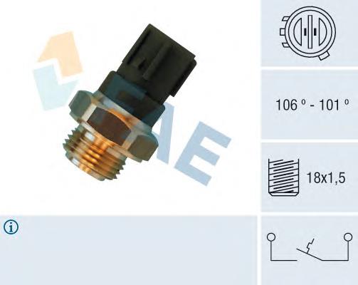 5862028400 Isuzu Датчик радіатора