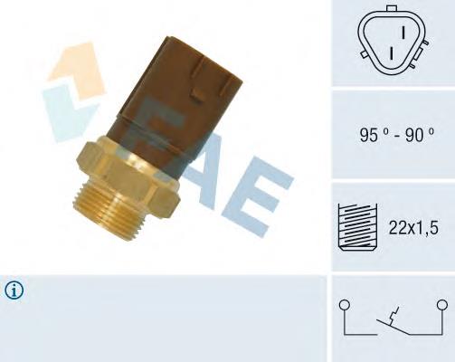 Датчик температури радіатора FAE 36720 ціна, від 8.38 USD