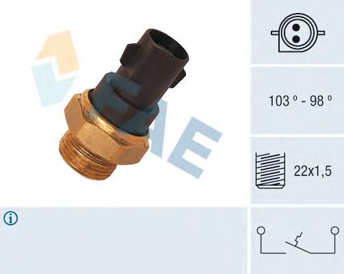 Датчик включення вентилятора радіатора FAE 37290