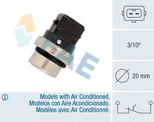 Датчик температури радіатора FAE 35650 ціна, від 5.54 USD