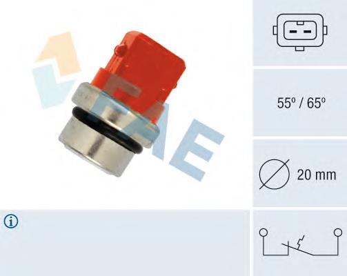 Купити 35320 FAE Датчик температури охолоджуючої рідини