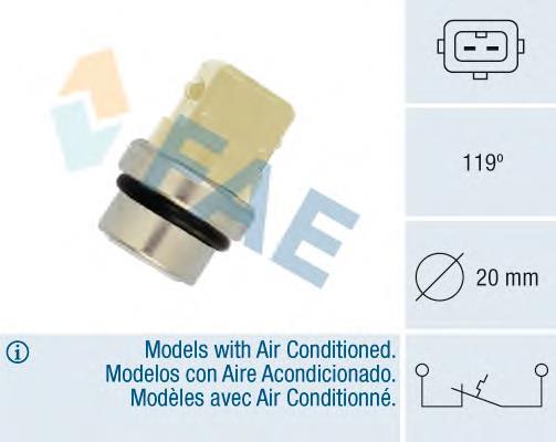 Датчик температури радіатора FAE 35310 ціна, від 4.57 USD