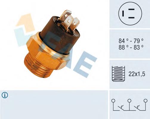Датчик температури радіатора FAE 37810 ціна, від 11.82 USD