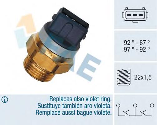 Купити 37920 FAE Датчик включення вентилятора