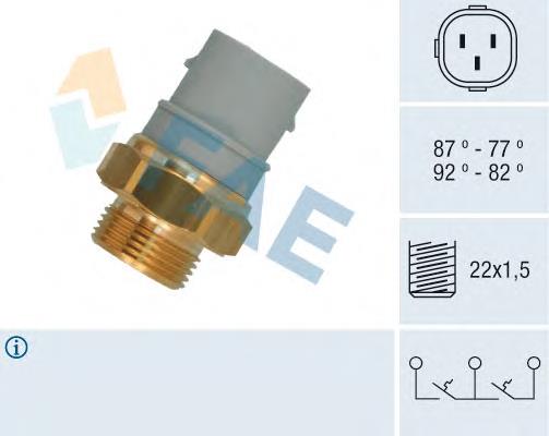 Датчик температури радіатора FAE 38160 ціна, від 8.08 USD