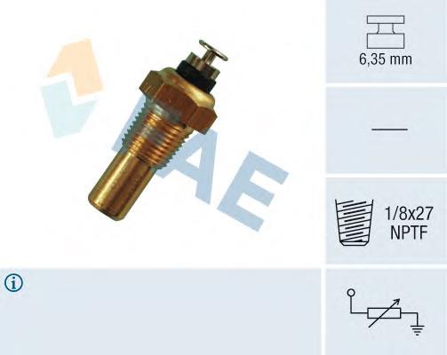 Термодатчик охолоджуючої рідини FAE 32070 ціна, від 5.12 USD