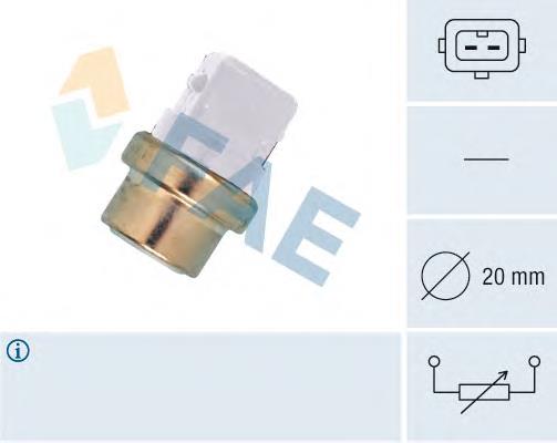 Датчик температури охолоджуючої рідини, на прилад FAE 32600 ціна, від 6.04 USD
