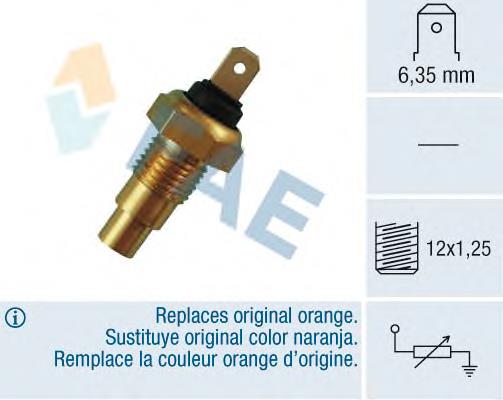 Термодатчик охолоджуючої рідини FAE 31520 ціна, від 5.57 USD
