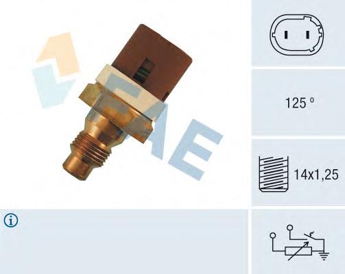 Термодатчик охолоджуючої рідини FAE 34070 ціна, від 16.88 USD