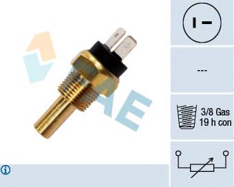 Купити 33800 FAE Датчик температури охолоджуючої рідини