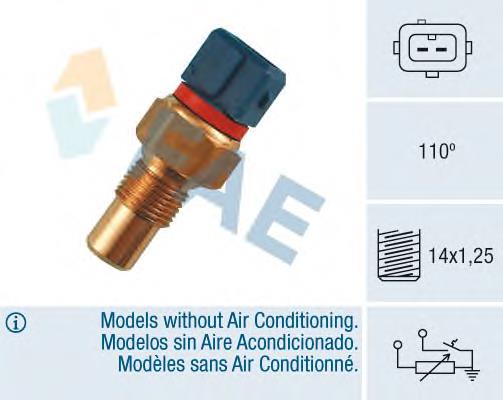 Датчик температури охолоджуючої рідини 34090 FAE
