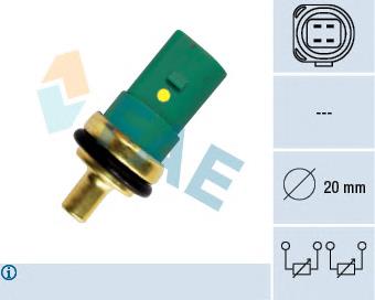 33783 FAE Покажчик температури охолоджуючої рідини