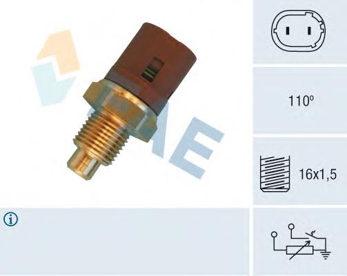 Купити 34450 FAE Датчик температури охолоджуючої рідини