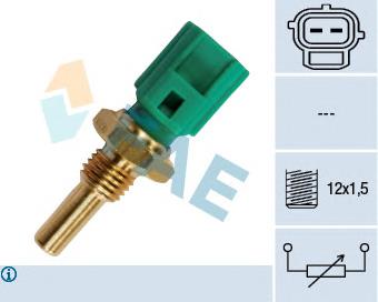 Термодатчик охолоджуючої рідини FAE 33250 ціна, від 8.45 USD