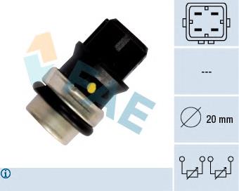 Купити 33640 FAE Датчик температури охолоджуючої рідини