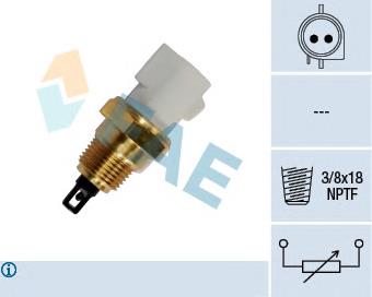 Датчик температури повітряної суміші FAE 33440 ціна, від 9.43 USD
