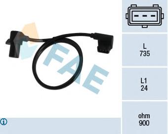 Датчик обертів колінвалу FAE 79039 ціна, від 26.96 USD