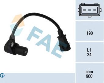 Купити 79046 FAE Датчик положення (оборотів) коленвалу