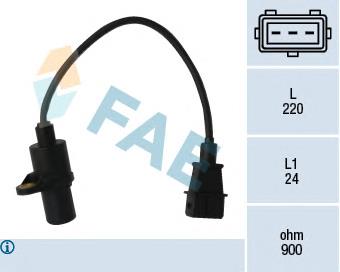 Датчик обертів колінвалу FAE 79049 ціна, від 11.92 USD