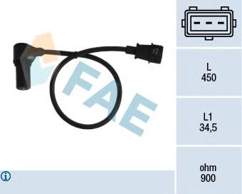 Датчик обертів колінвалу FAE 79074 ціна, від 15.20 USD