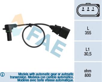 Датчик швидкості 79062 FAE