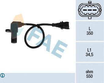 Датчик колінвала 79069 FAE